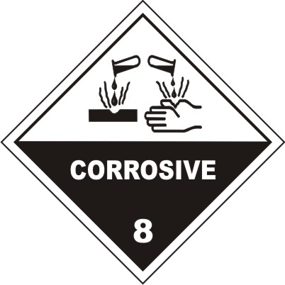 CLASS 8 : CORROSIVE 8