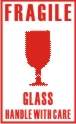 FRAGILE GLASS HANDLE WITH CARE ( GLASS SYMBOL )