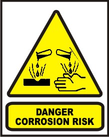 DANGER CORROSION RISK